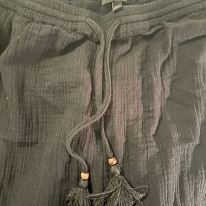 Talbots Black Swim Coverup